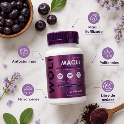 WÖLI Maqui | Protección Antioxidante para Cada Día