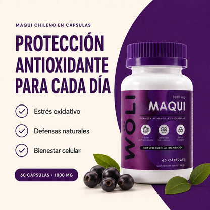 WÖLI Maqui | Protección Antioxidante para Cada Día